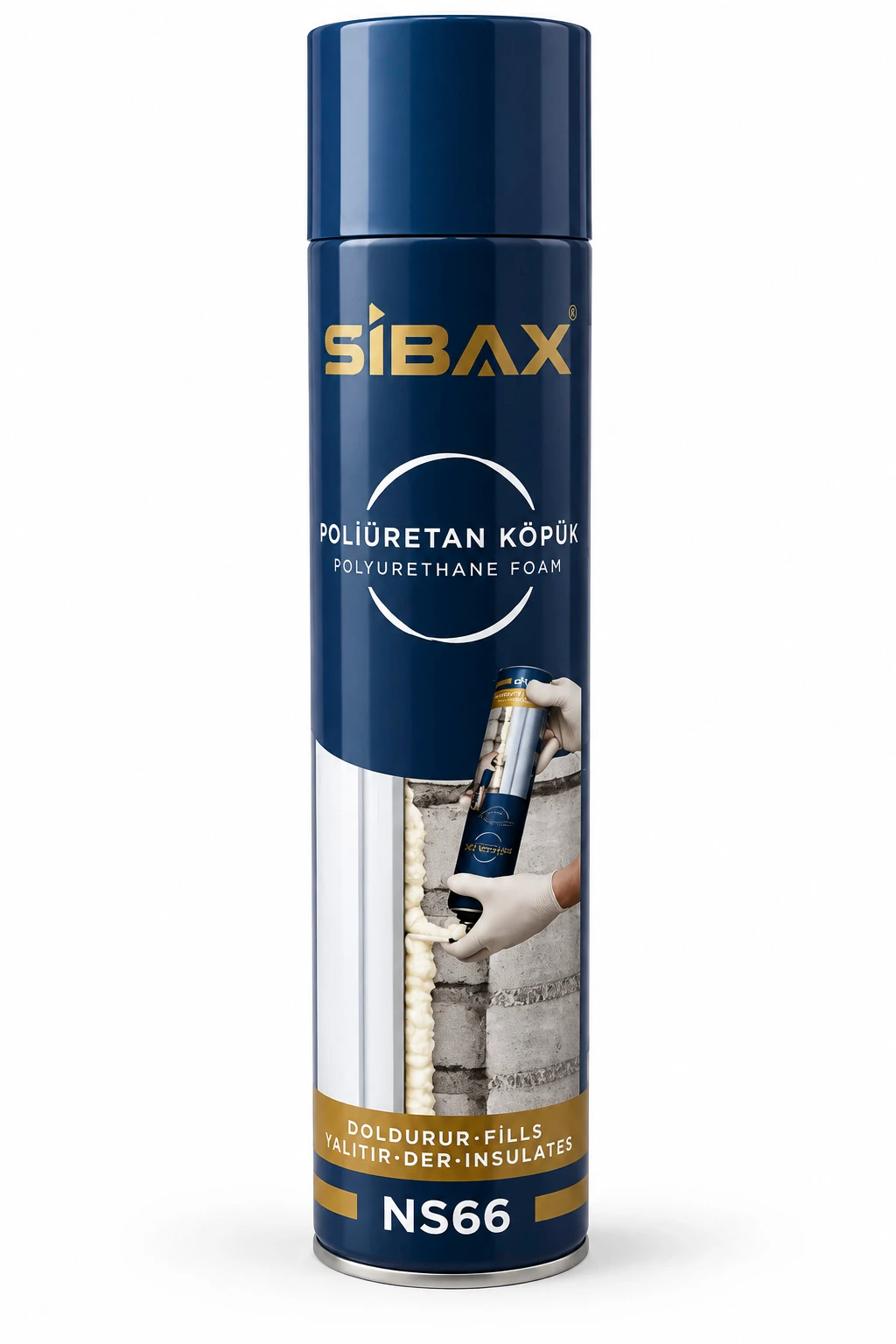 SİBAX NS66 GENEL AMAÇLI POLİÜRETAN KÖPÜK 600 gr