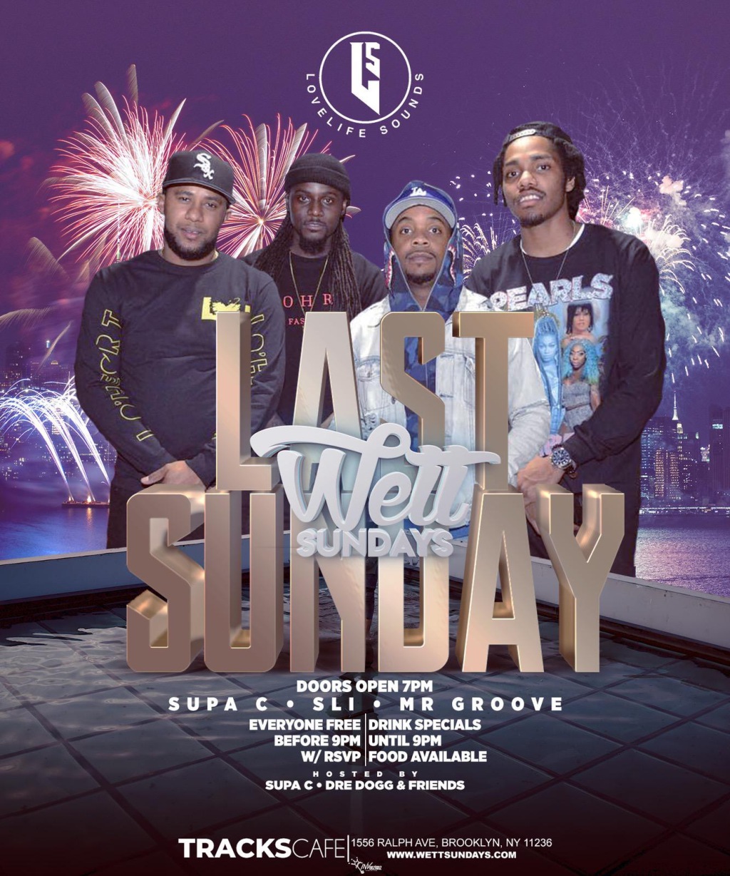 Wett Sundays flyer or graphic.