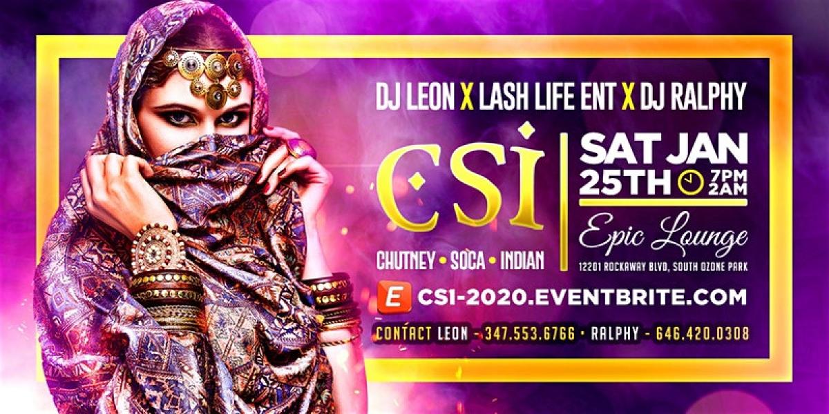 CSI flyer or graphic.