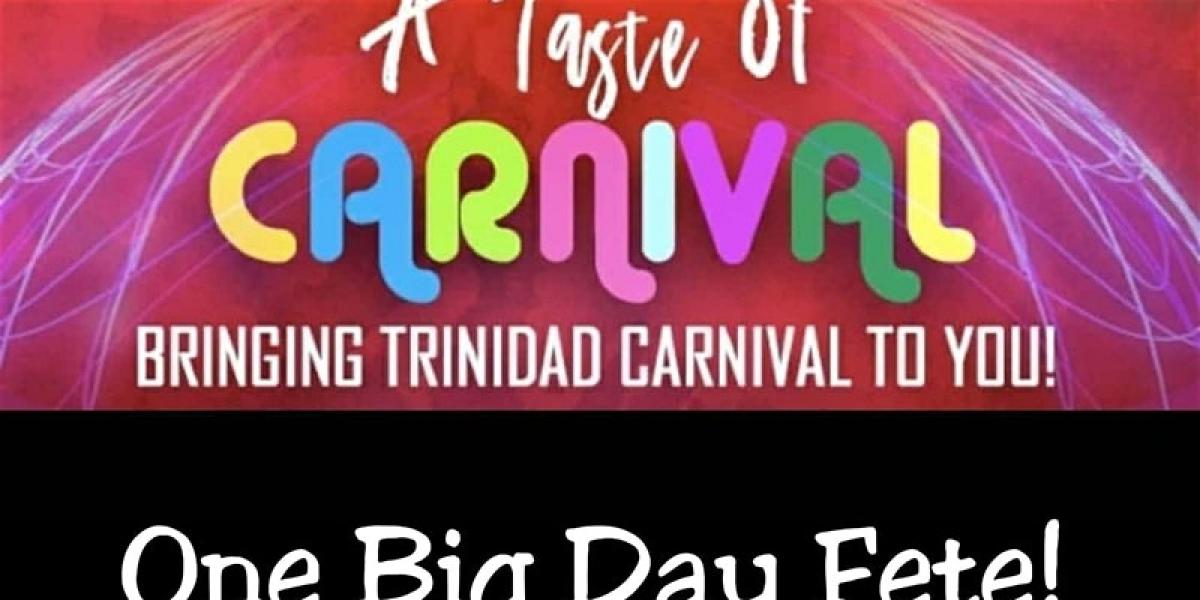 Taste Of Carnival flyer or graphic.