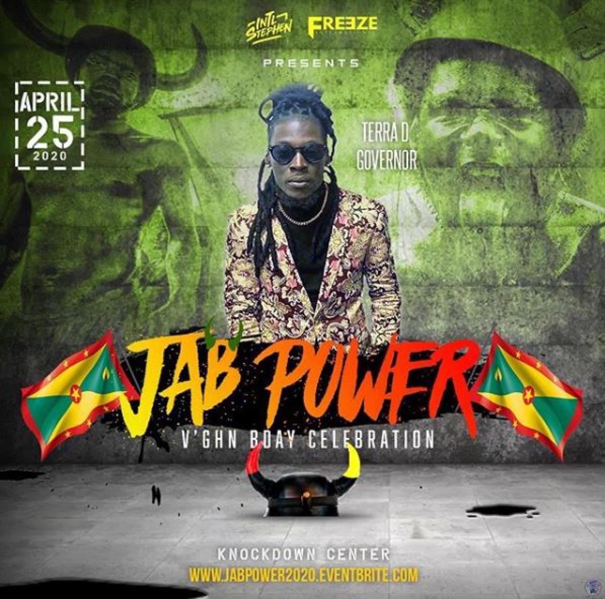 Jab Power flyer or graphic.