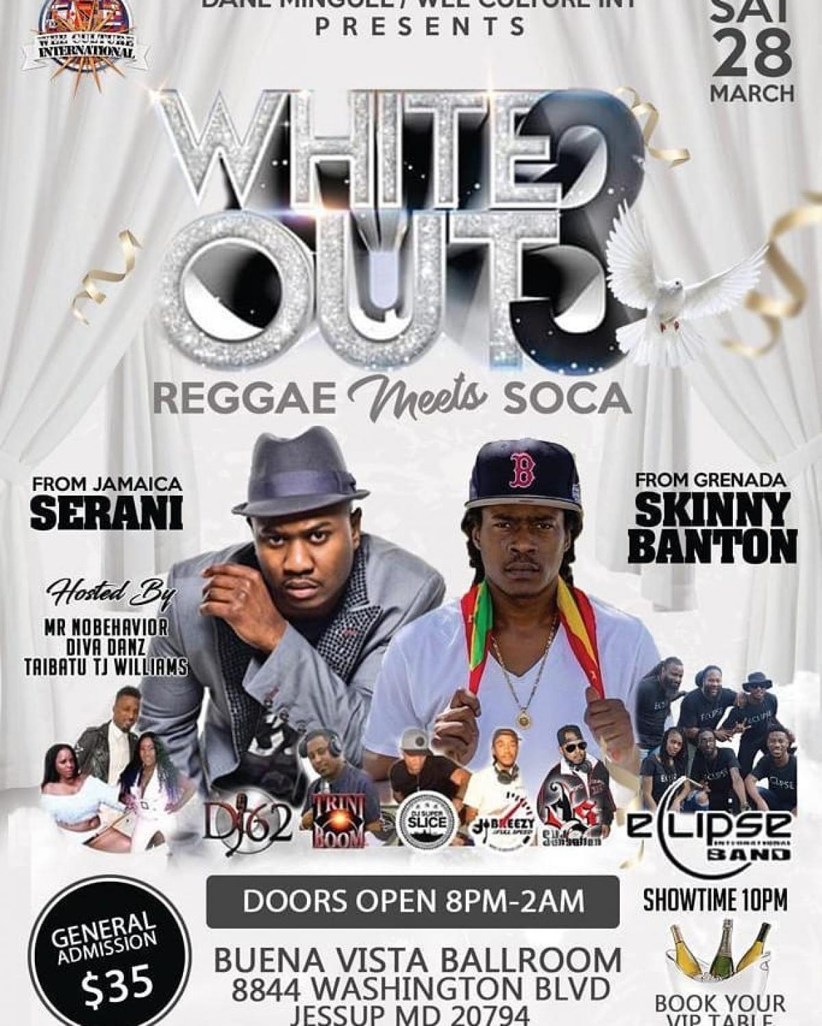 White Out 3 flyer or graphic.