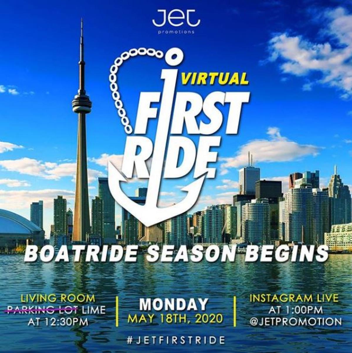 Virtual First Ride flyer or graphic.