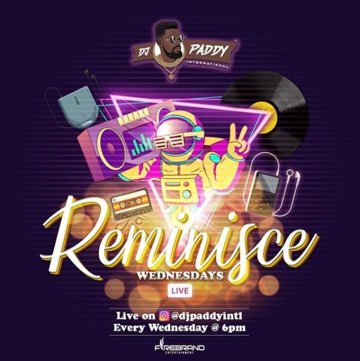 Reminisce Wednesdays  flyer or graphic.
