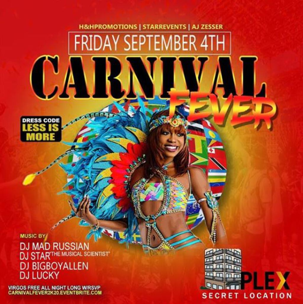 Carnival Fever flyer or graphic.