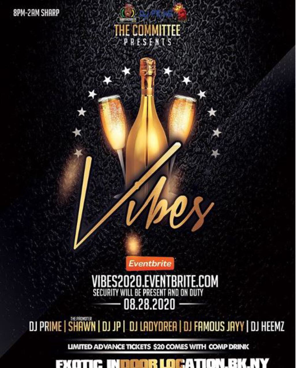 Vibes flyer or graphic.