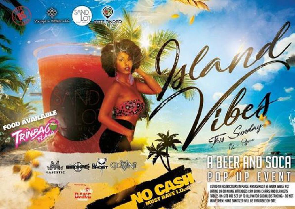 Island Vibes flyer or graphic.