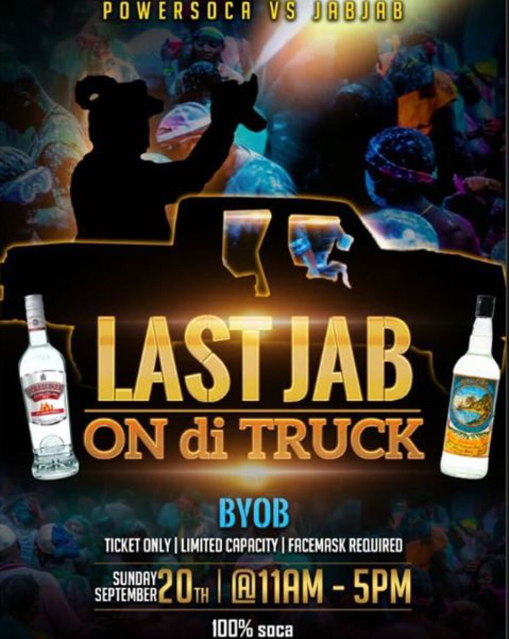 Last Jab On Di Truck flyer or graphic.