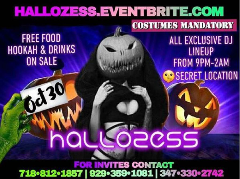 Hallozess flyer or graphic.