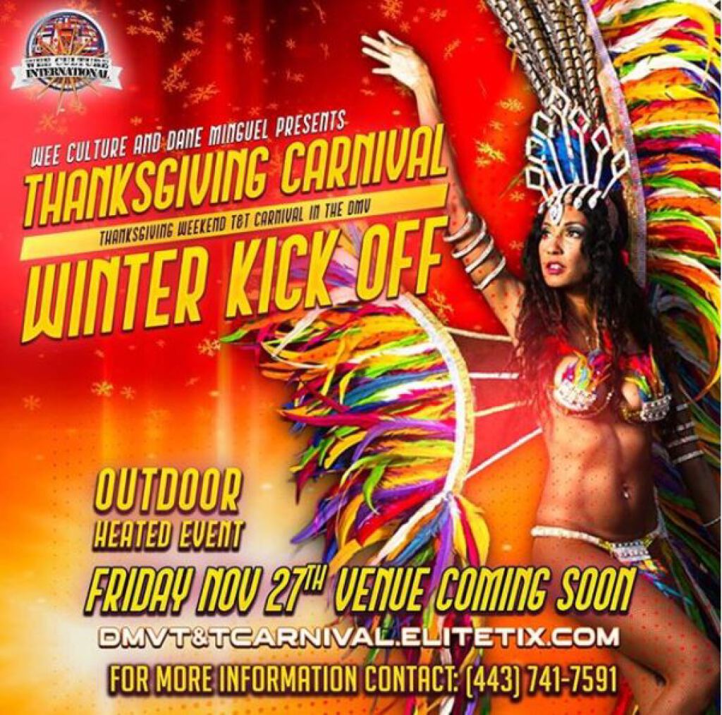 Thanksgiving Carnival flyer or graphic.