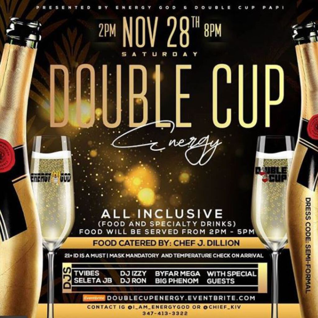 Double Cup Energy flyer or graphic.