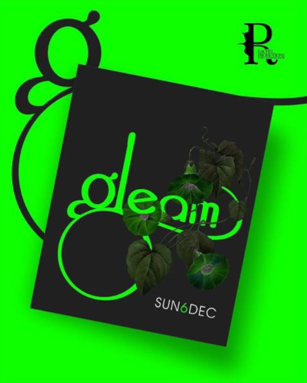 Gleam flyer or graphic.