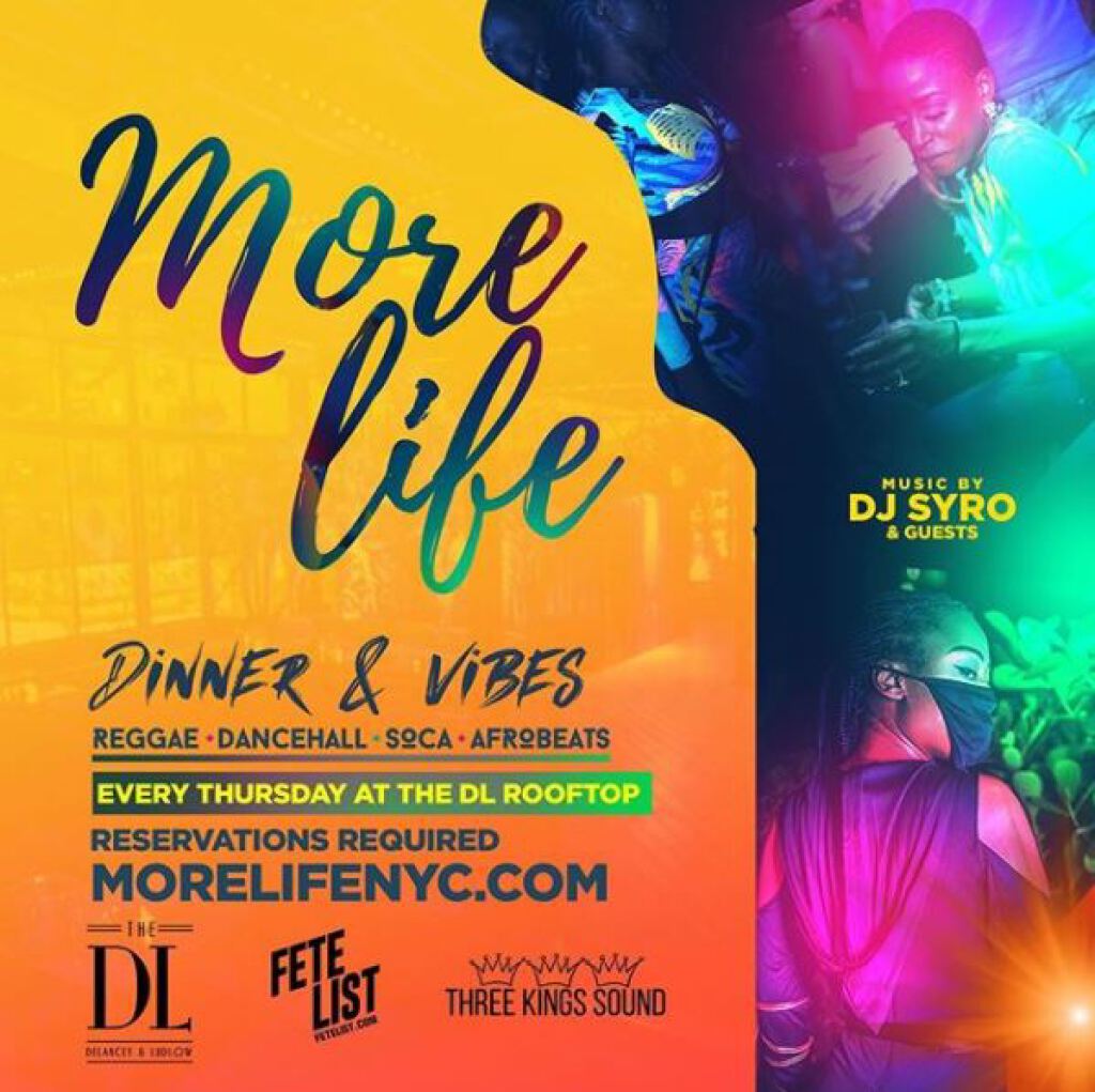 More Life Dinner & Vibes flyer or graphic.
