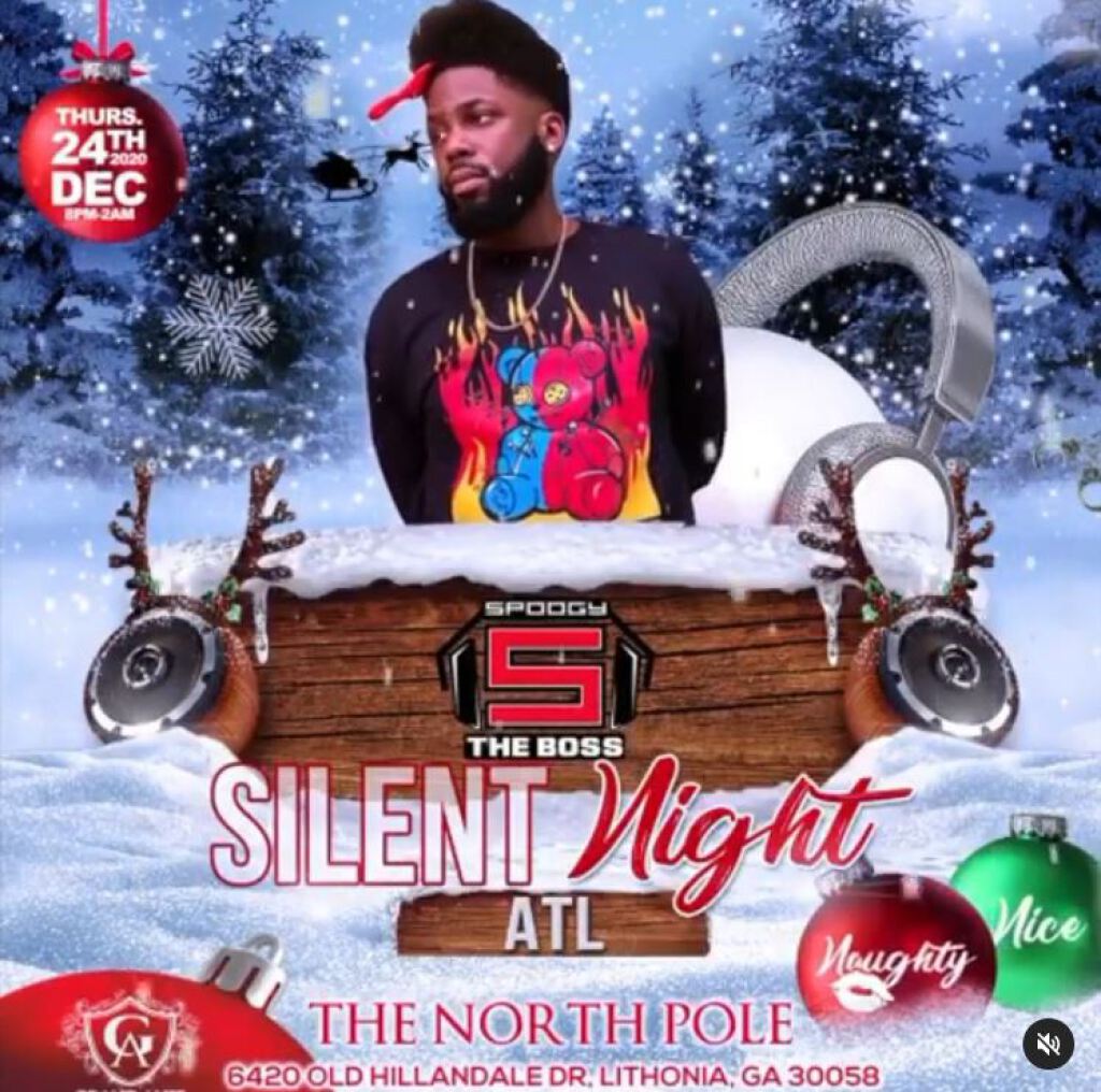 Silent Night flyer or graphic.