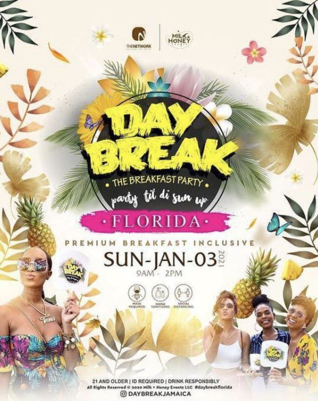 Day Break Breakfast Party flyer or graphic.