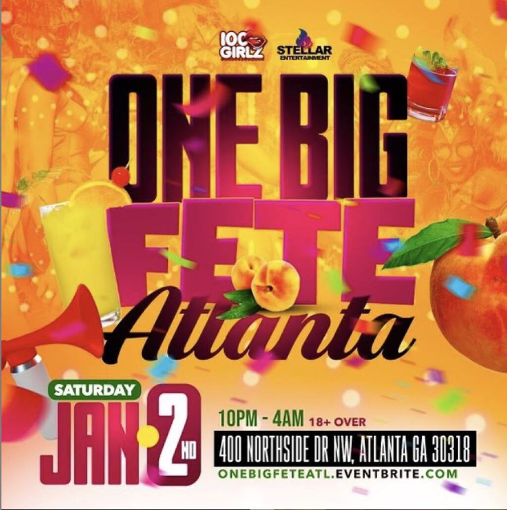 One Big Fete Atlanta flyer or graphic.