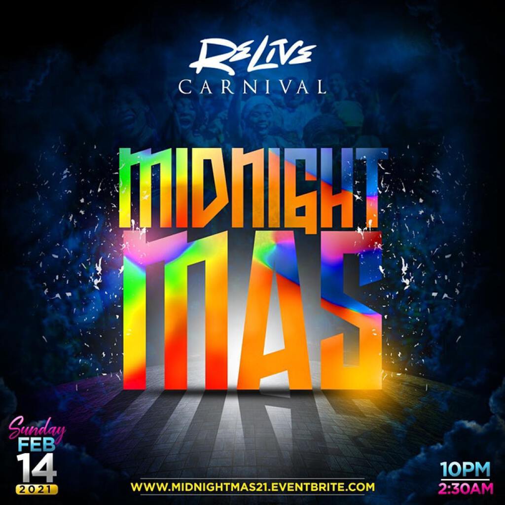 Midnight Mas flyer or graphic.