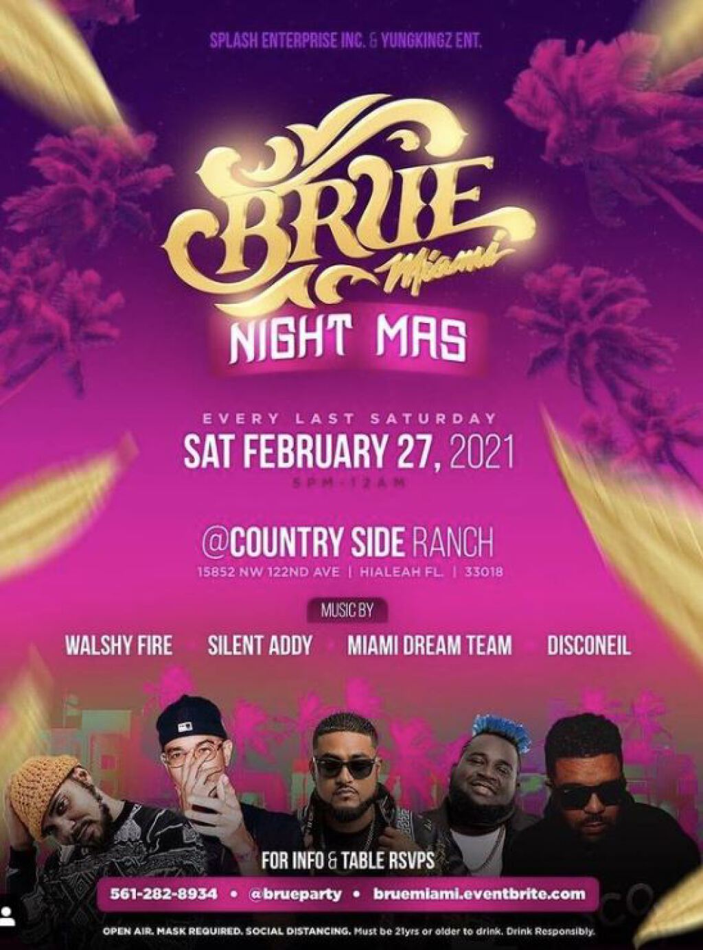 Brue Miami flyer or graphic.