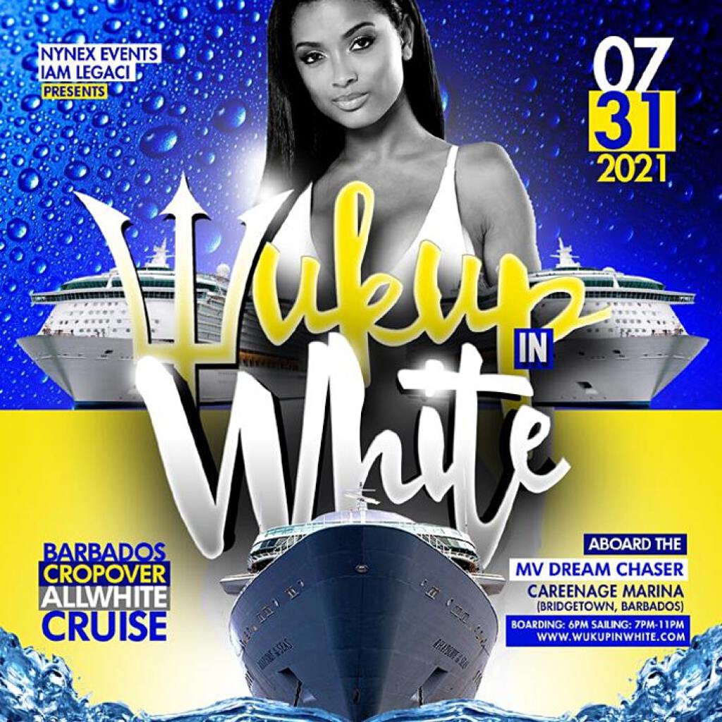 Wuk Up In White flyer or graphic.