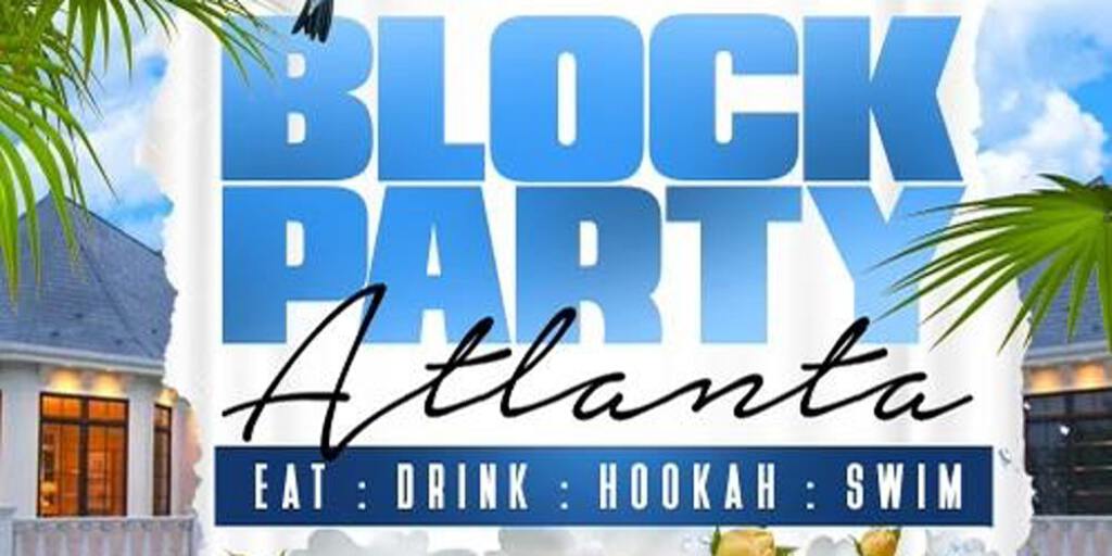 Block Party Atlanta flyer or graphic.