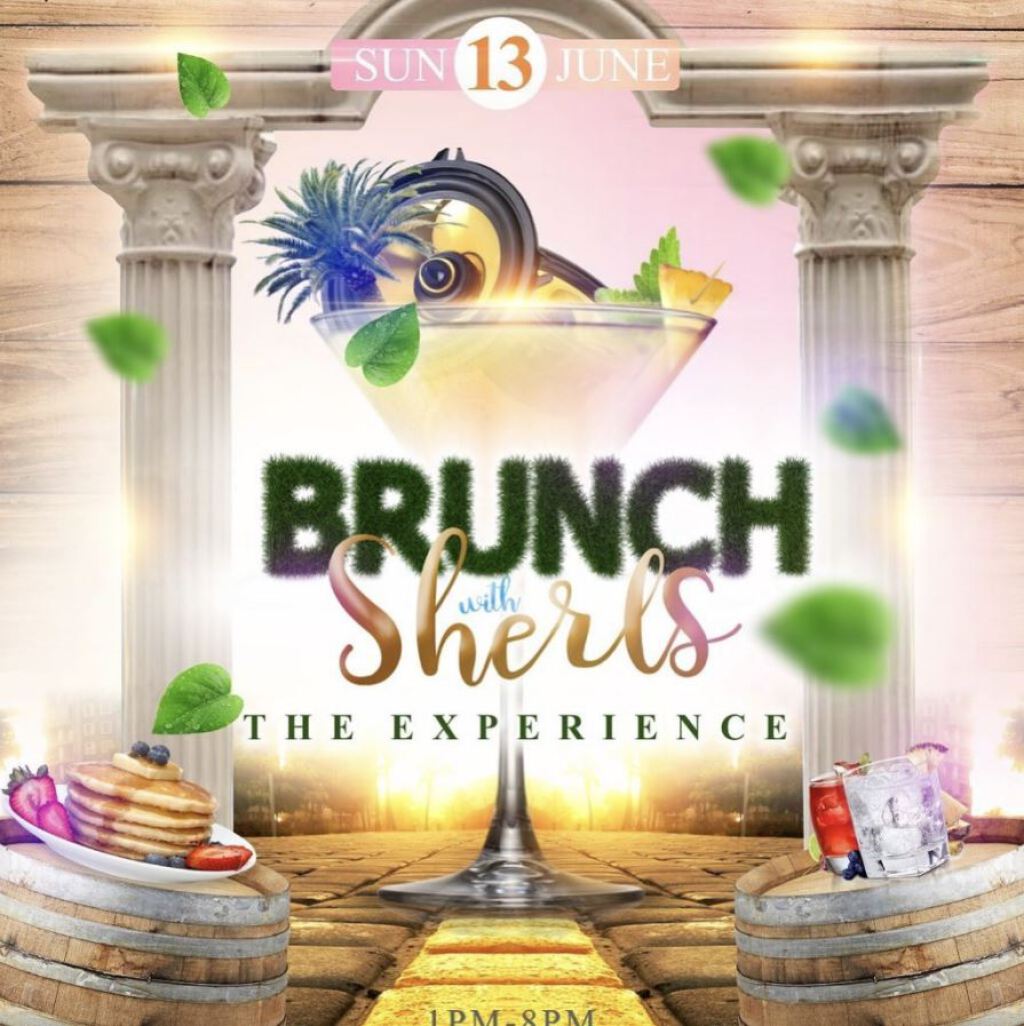 Brunch with Sherls -The Experience flyer or graphic.