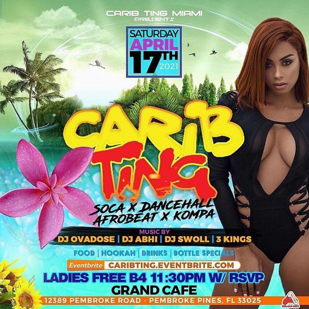 Carib Ting flyer or graphic.