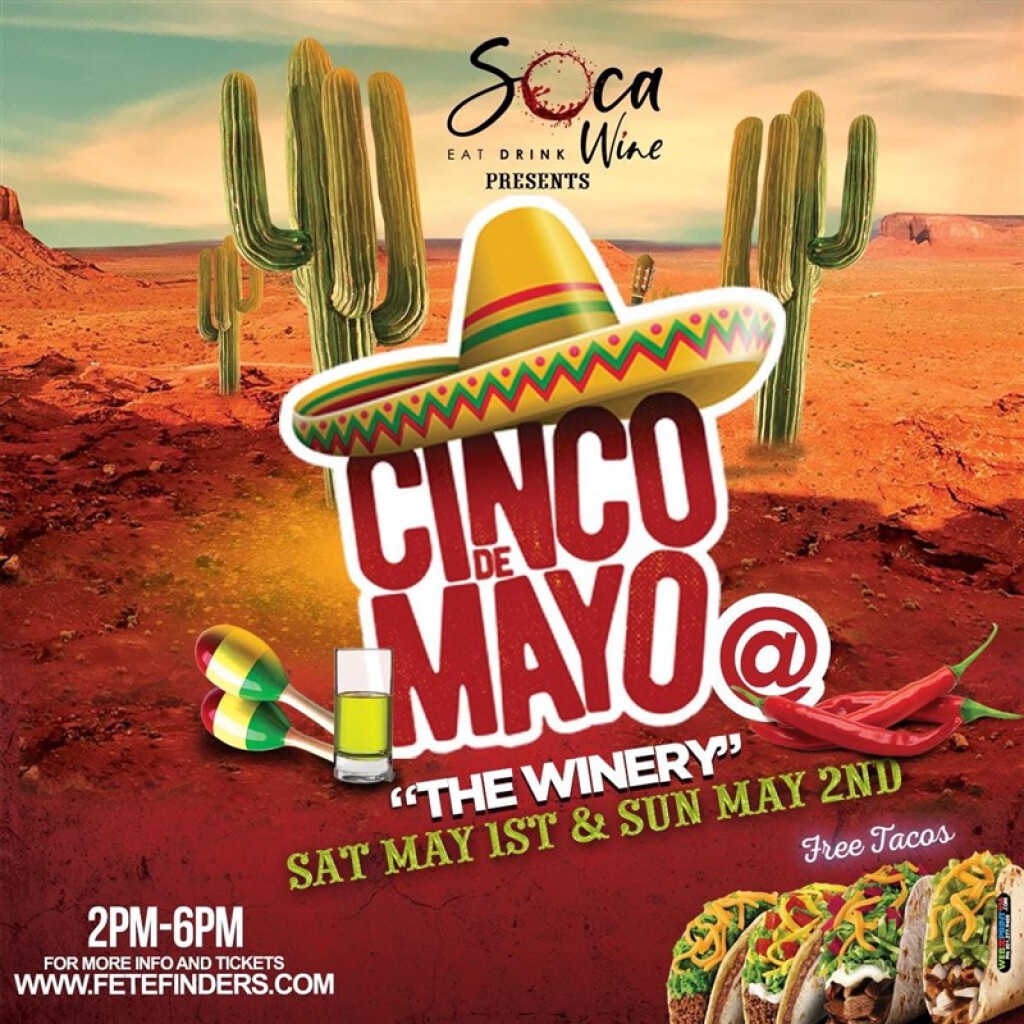 Cinco De Mayo  flyer or graphic.