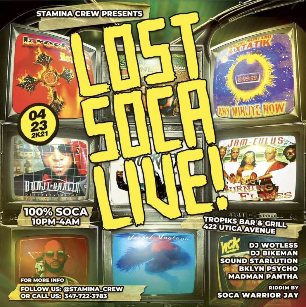 Lost Soca Live flyer or graphic.