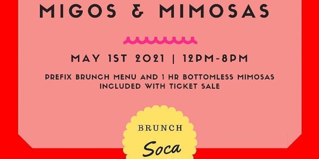 Migos and Mimosas flyer or graphic.