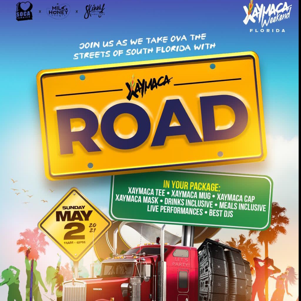 Xaymaca Road flyer or graphic.