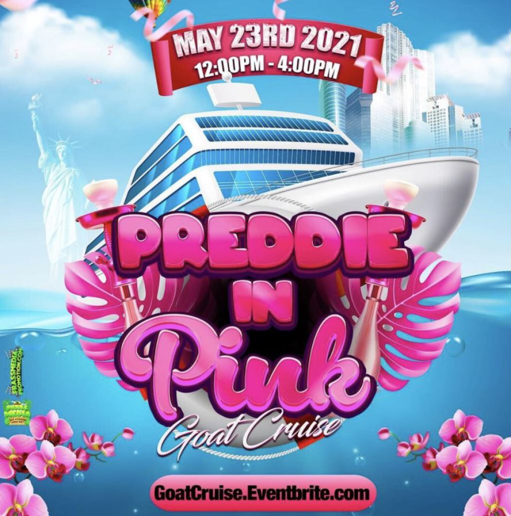 Preddie In Pink flyer or graphic.