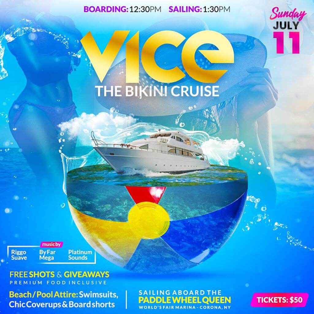 VICE: The Bikini Cruise flyer or graphic.