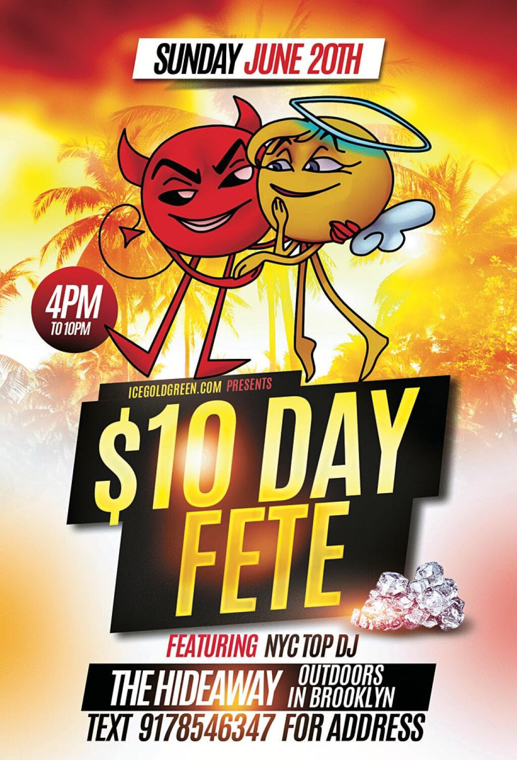 $10 Day Fete flyer or graphic.