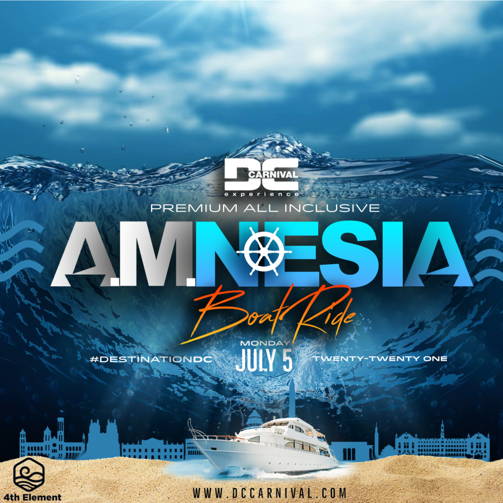 Amnesia Boat Ride flyer or graphic.