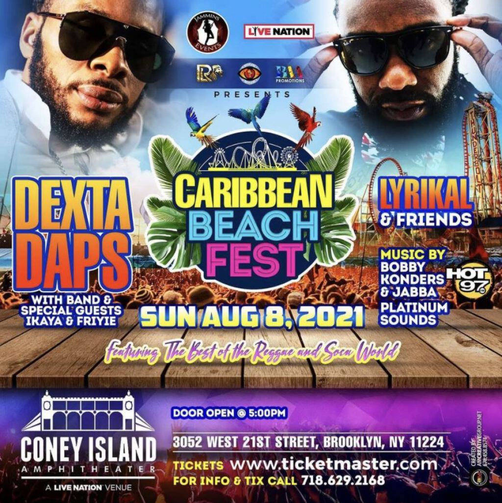 Caribbean Beach Fest flyer or graphic.