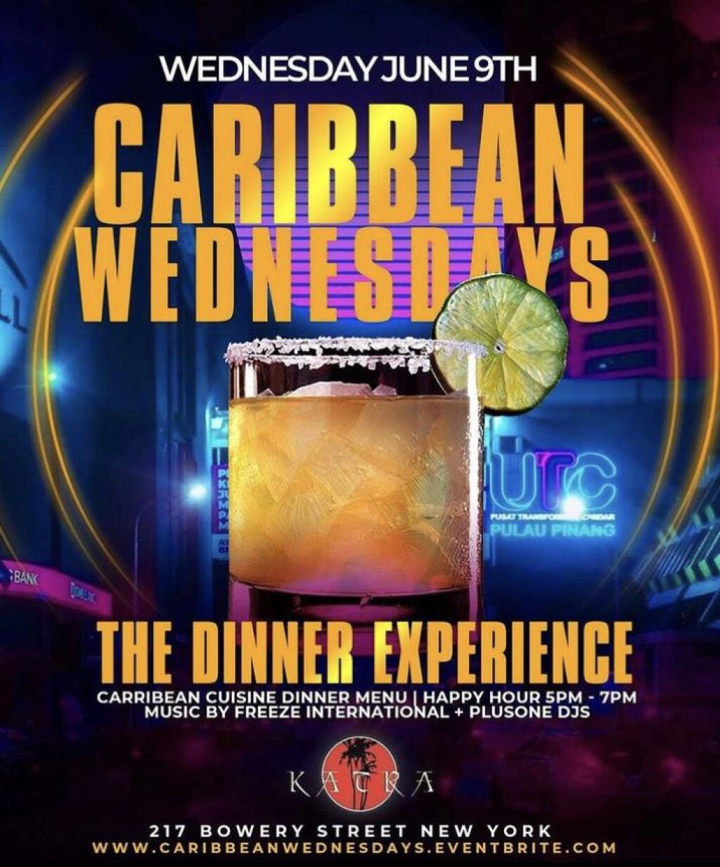 Caribbean Wednesdays flyer or graphic.