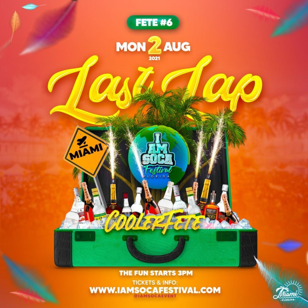 Last Lap Cooler Fete flyer or graphic.