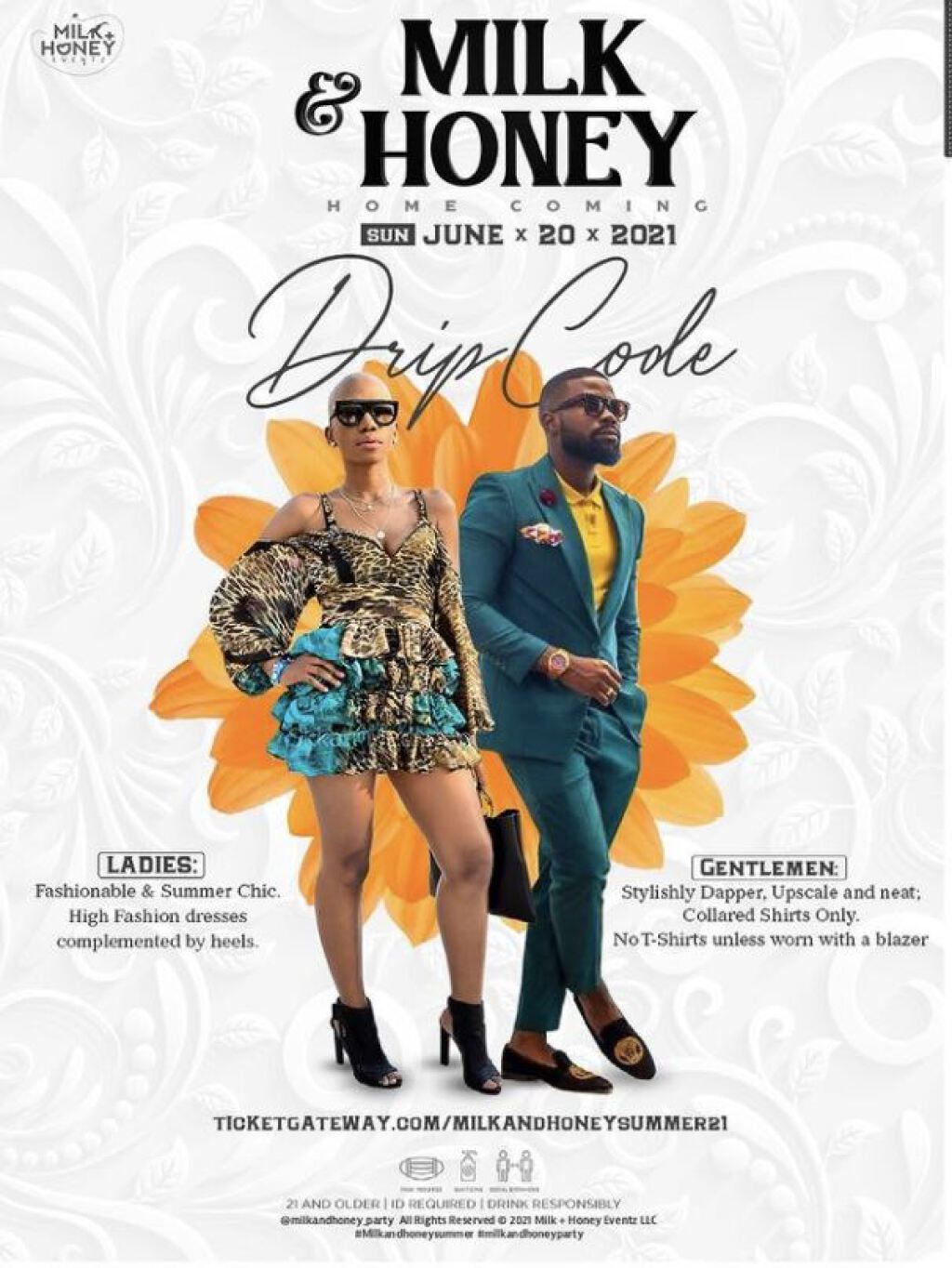 Milk and Honey Eventz, NYC's biggest and hottest New Years Day Party  Returns Chic x Milk + Honey R E S O L U T I O N January 1st 2024 Limited  Super Early