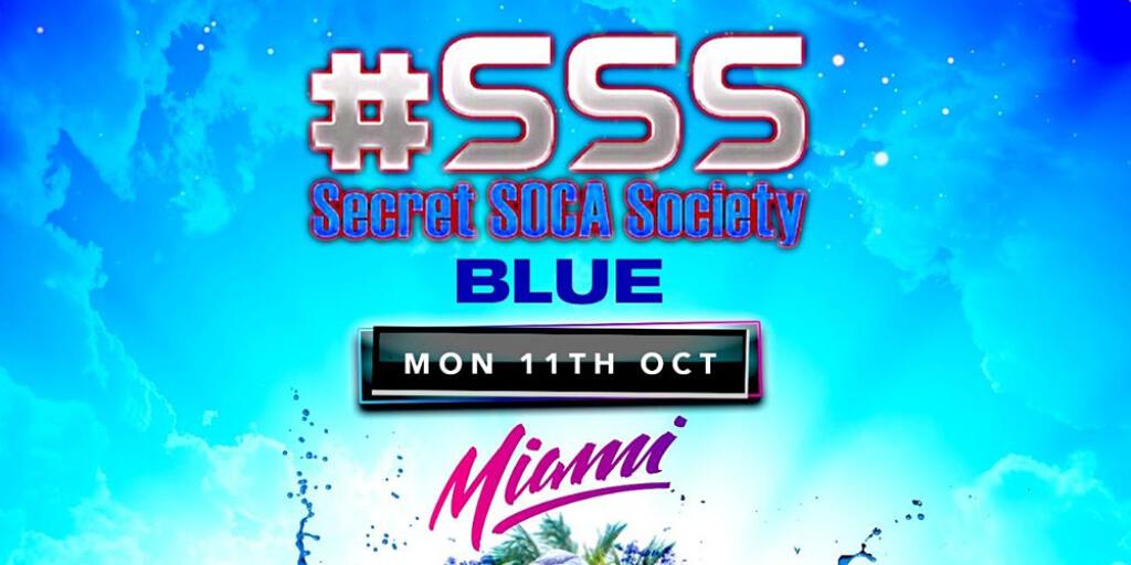 #SSS BLUE Jouvert flyer or graphic.