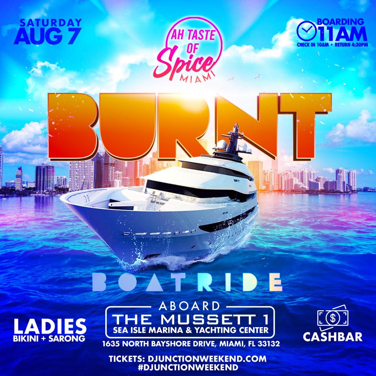 Burnt Boat Ride flyer or graphic.