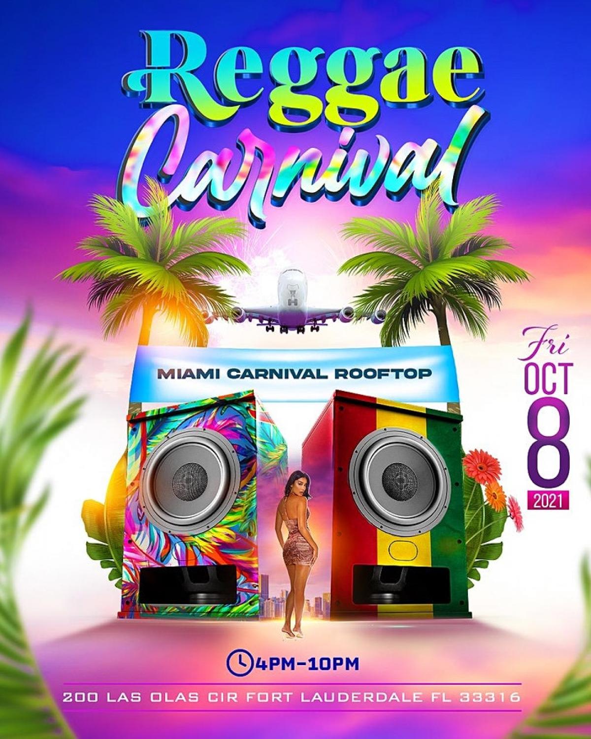 Reggae Carnival flyer or graphic.