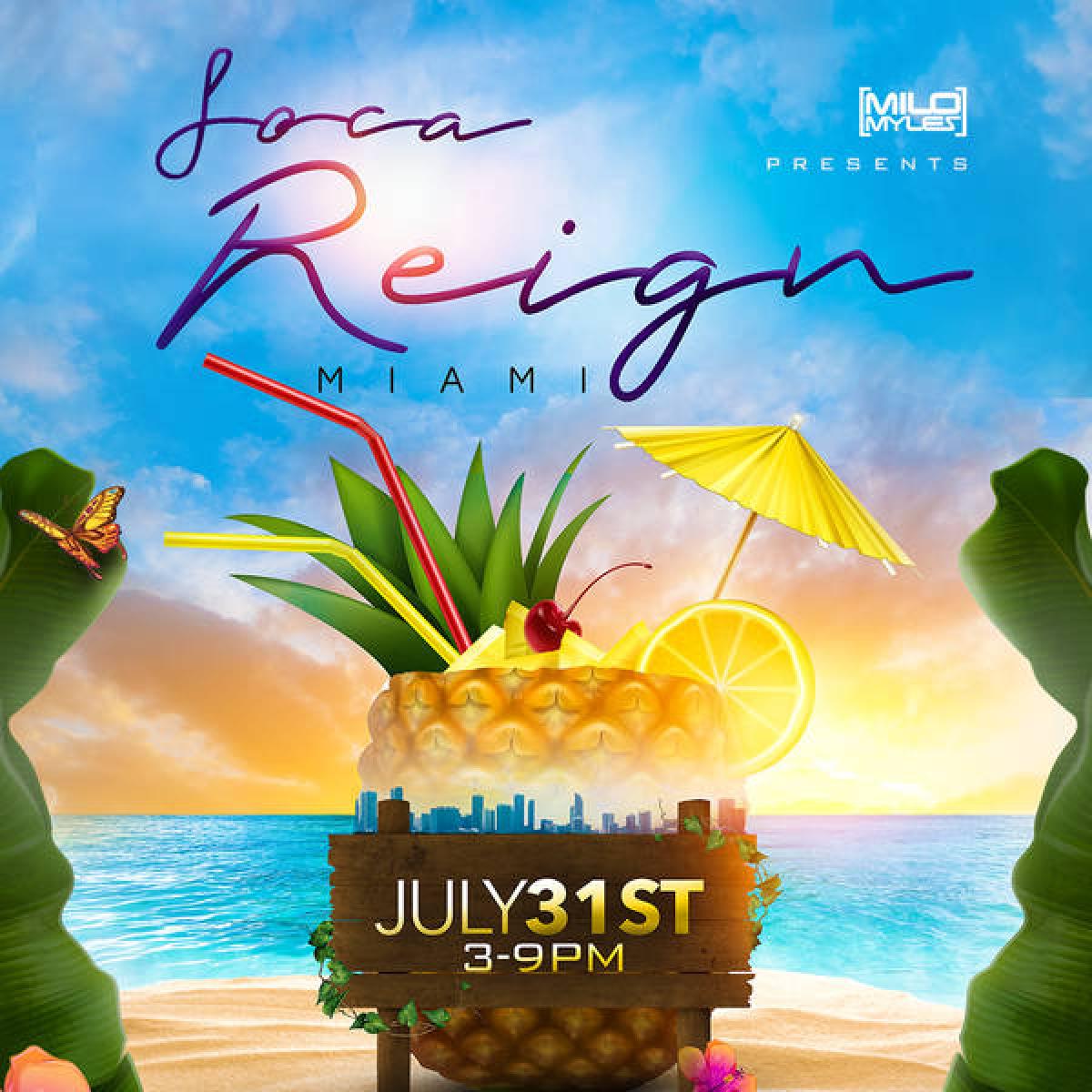 Soca Reign flyer or graphic.