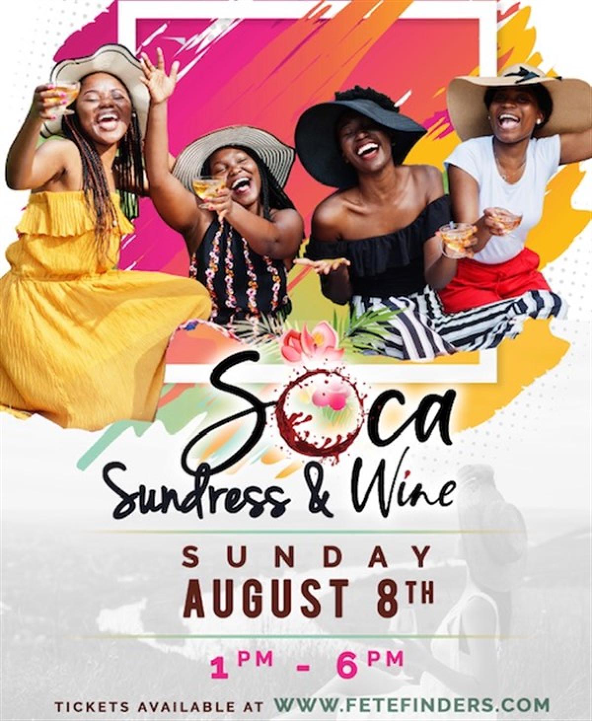 Sundress & Wine flyer or graphic.