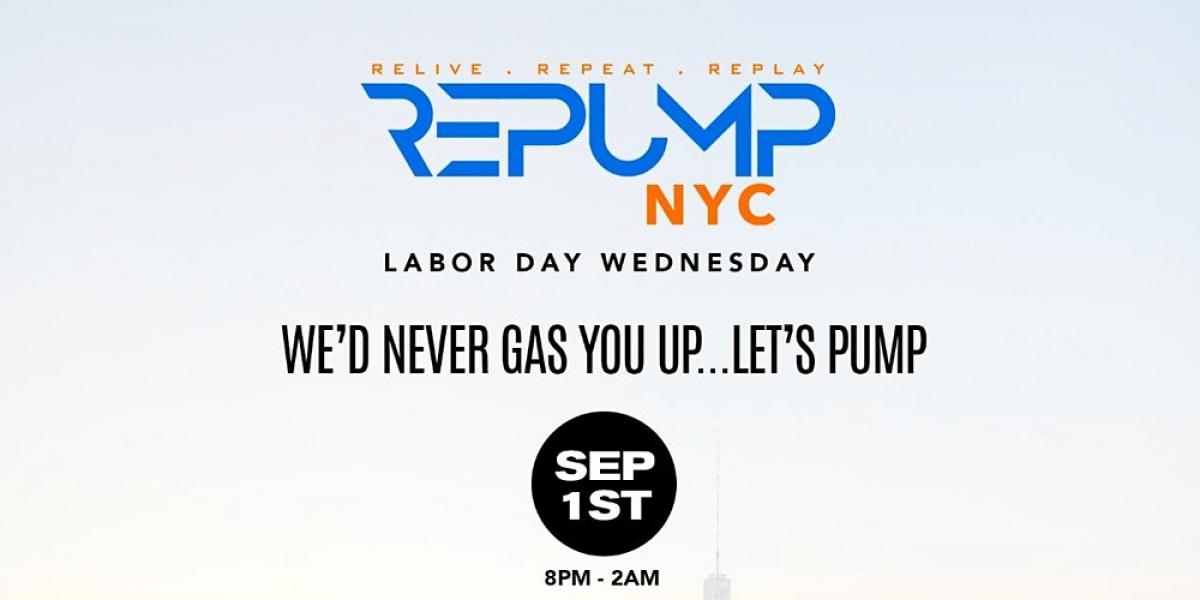 Repump NYC  flyer or graphic.