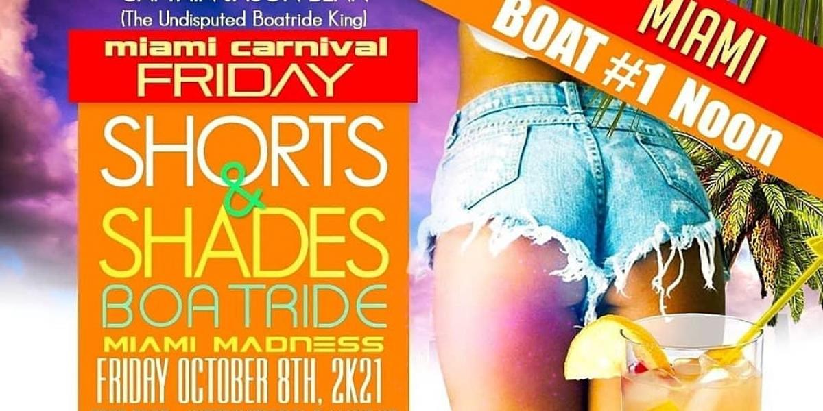 Shorts & Shades MIA Noon Boat flyer or graphic.