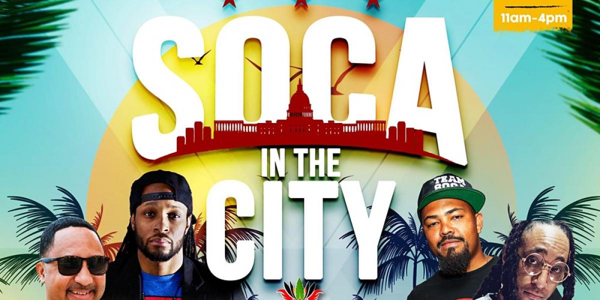 Soca In The City "Brunch Party"  flyer or graphic.