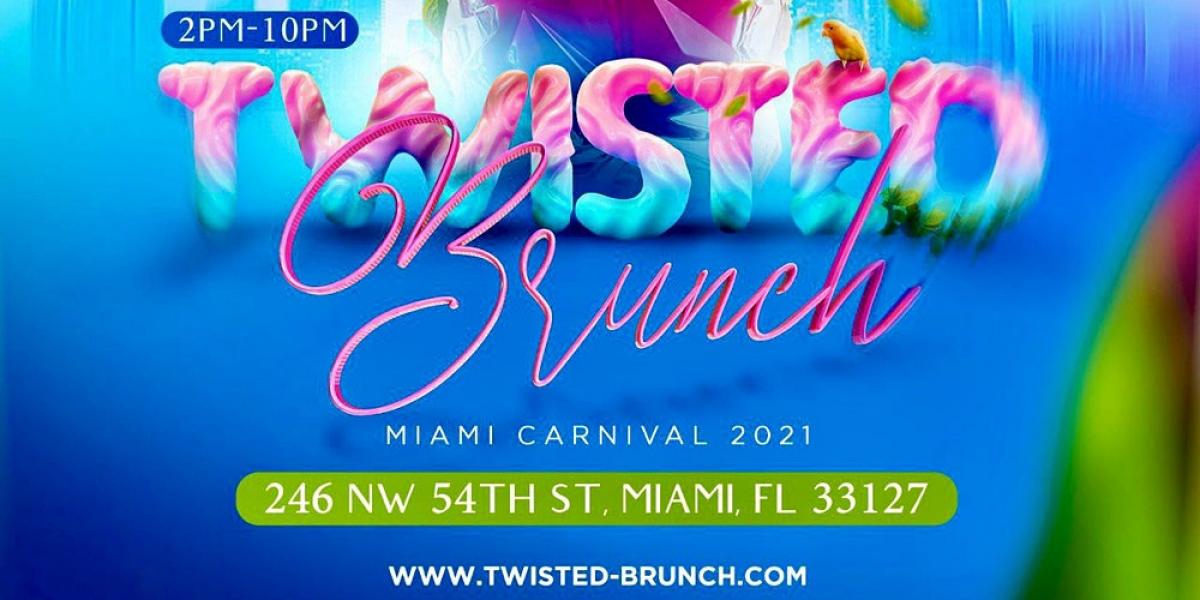 Twisted Brunch flyer or graphic.