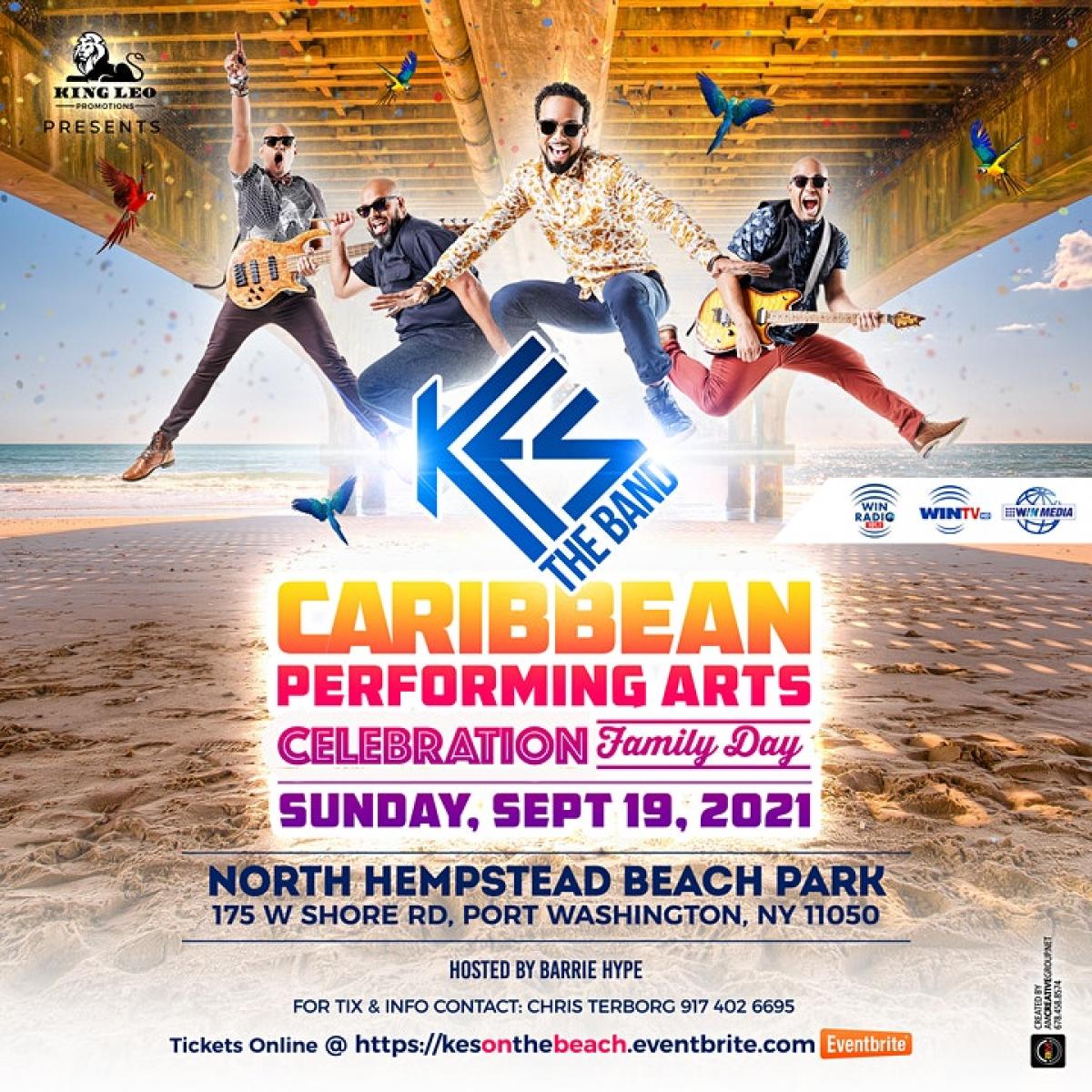 Caribbean Performing Art Concert Family Day flyer or graphic.