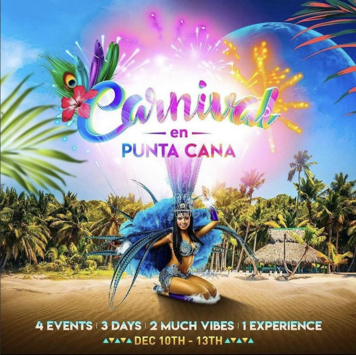 Carnival En Punta Cana flyer or graphic.