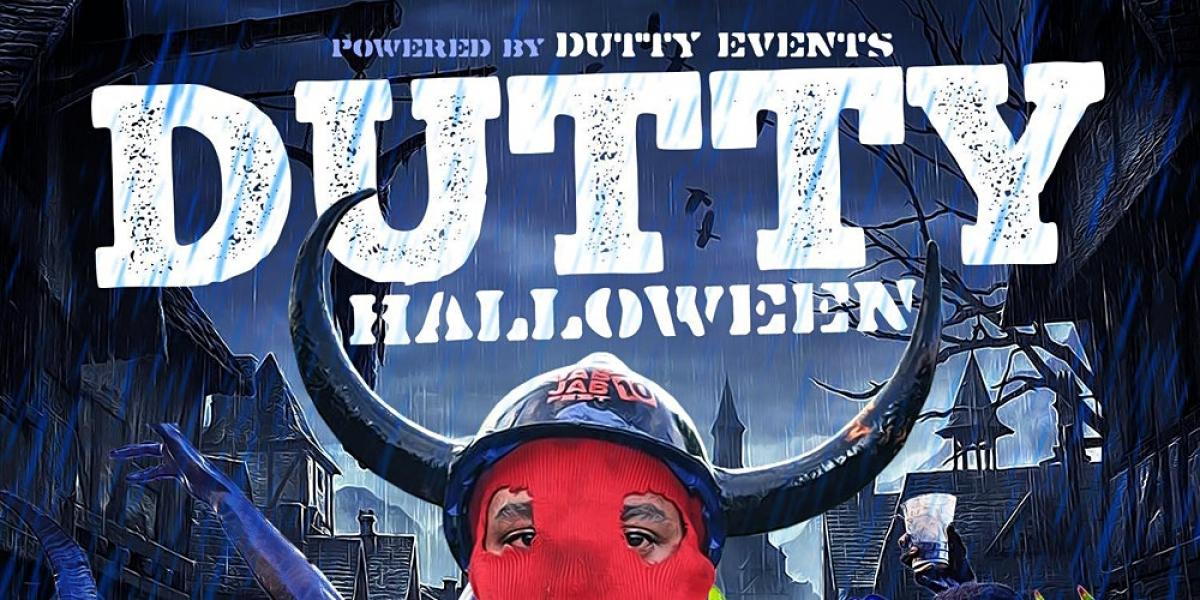 Dutty Halloween 2021 flyer or graphic.